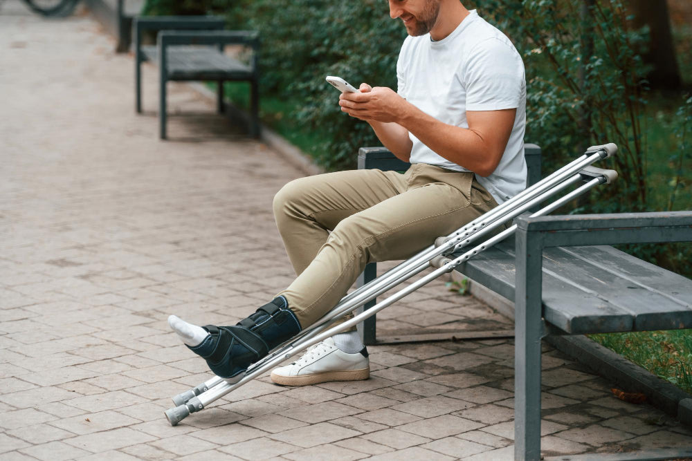 How to Carry Everyday Items Safely While Using Crutches