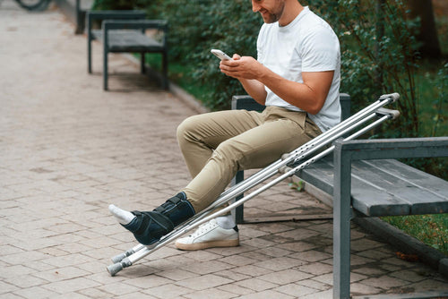 How to Carry Everyday Items Safely While Using Crutches