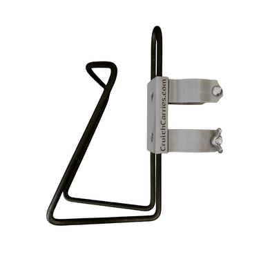 Translation missing: en.Black aluminum drink holder for use with walkers and knee scooters