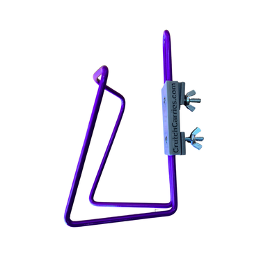 Translation missing: en.Purple aluminum drink holder for use with walkers and knee scooters
